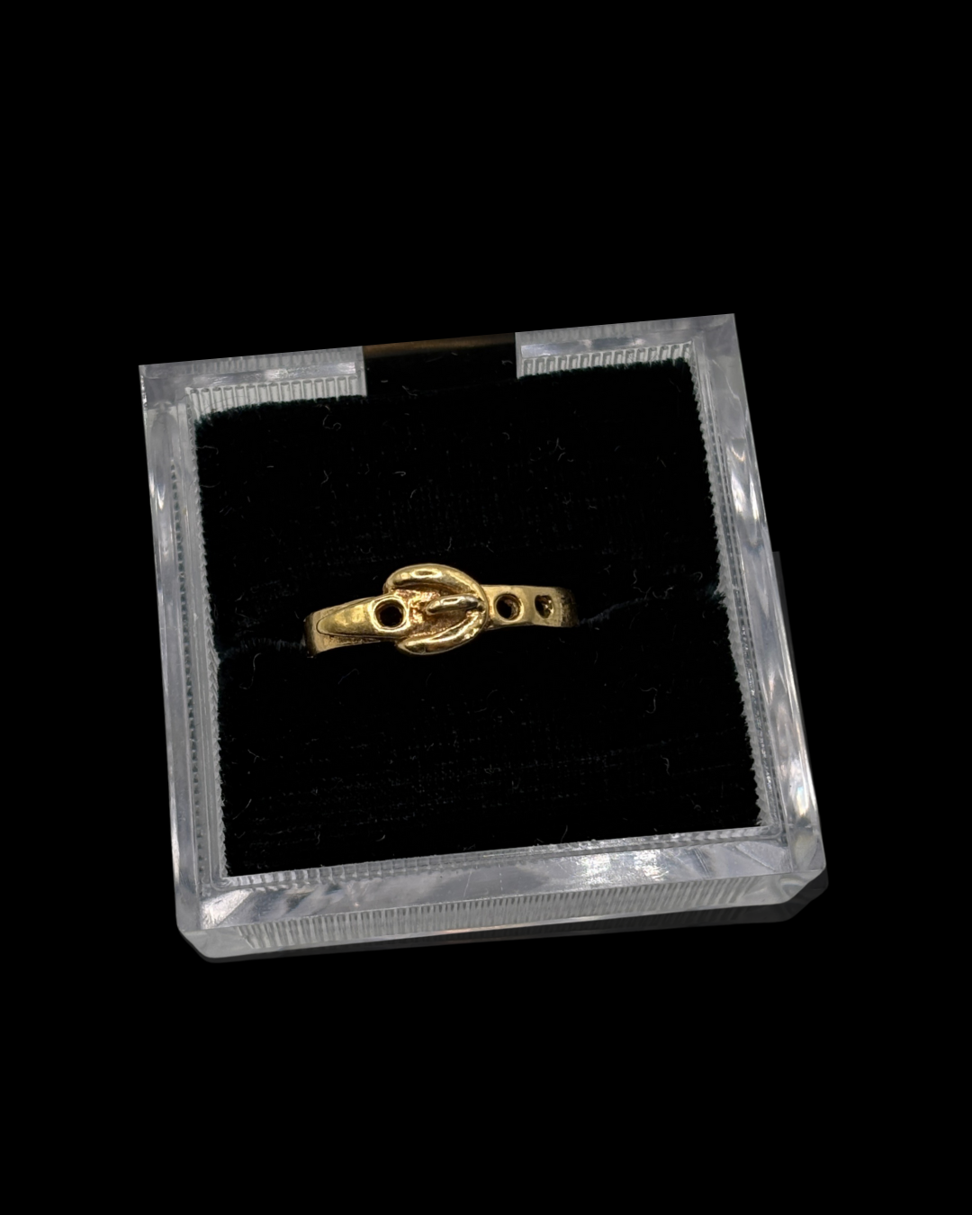 Vintage Belt Buckle Ring