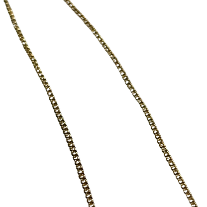 Gold over 925 White CZ Dainty Necklace