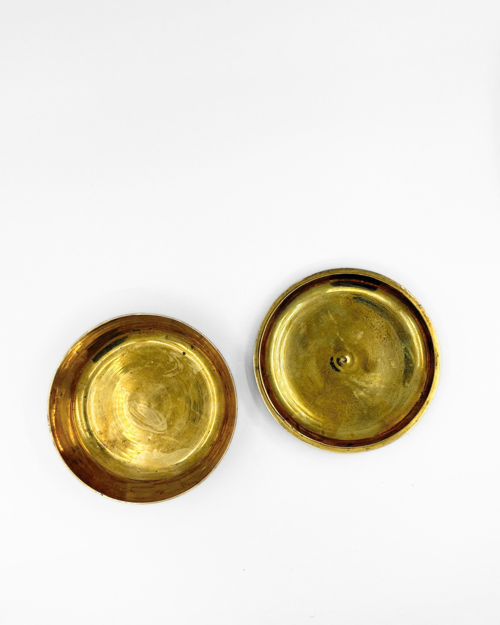 Inlaid Mother of Pearl Brass Dish