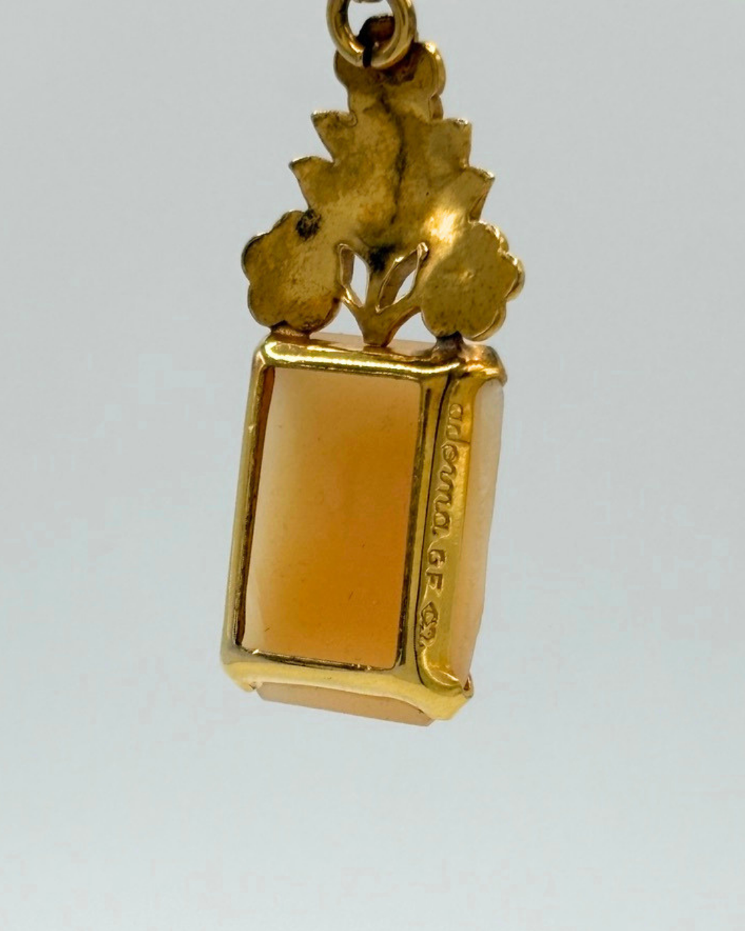 'Adorna' Gold Filled 7.8ct Cameo Necklace