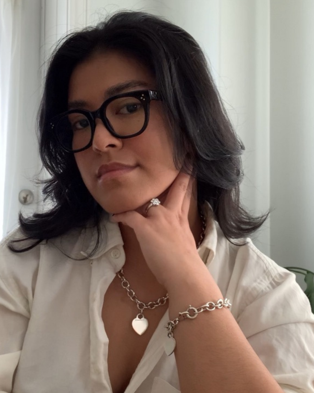 Tiffany & Co. Heart Tag Chain Link Necklace "Return to Tiffany's" Collection