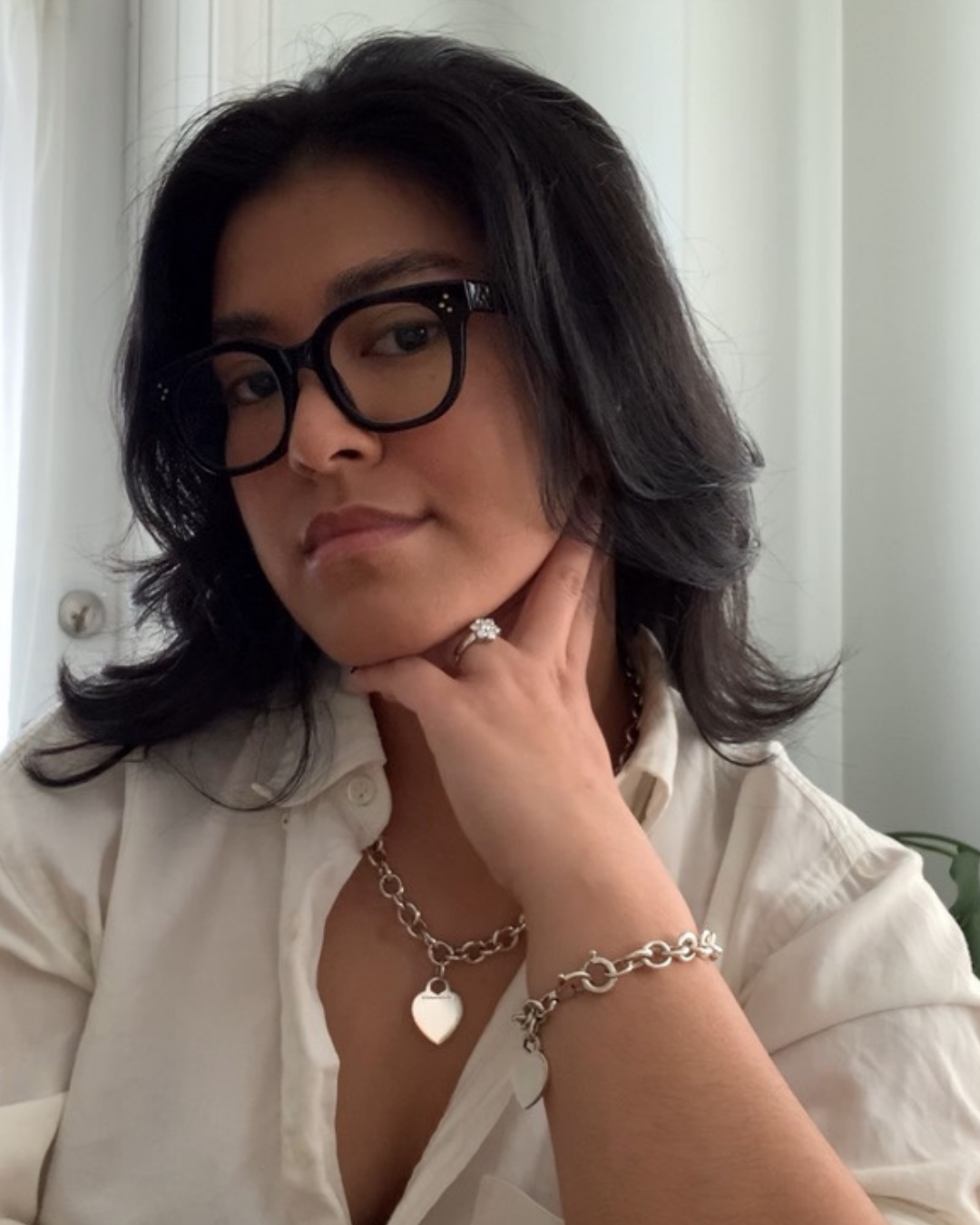 Tiffany & Co. Heart Tag Chain Link Necklace "Return to Tiffany's" Collection