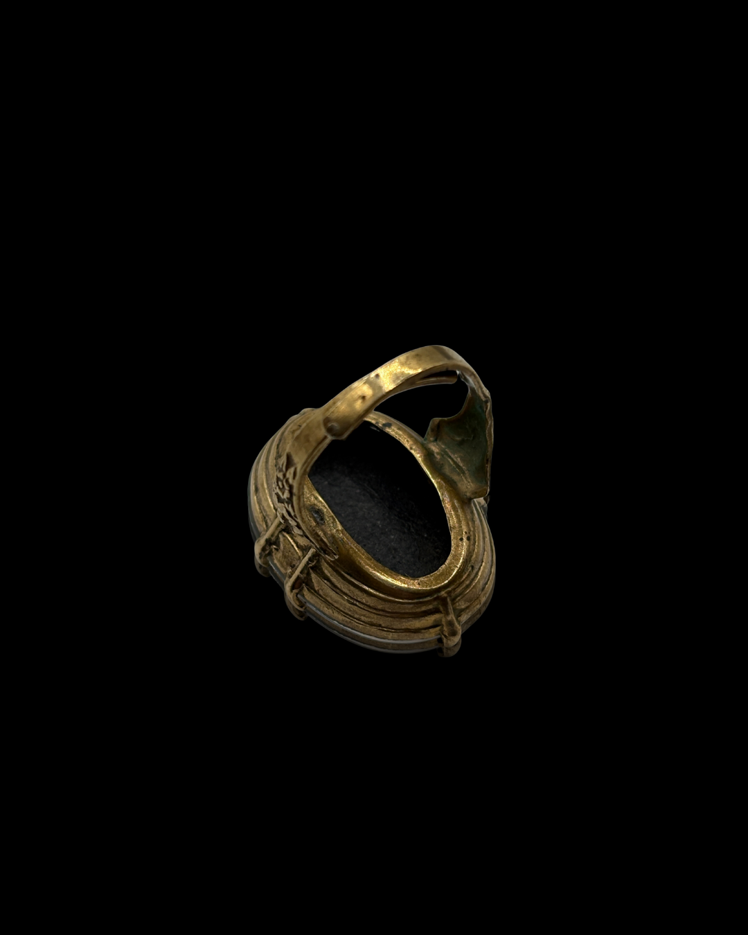 Siam Enamel Brass Ring