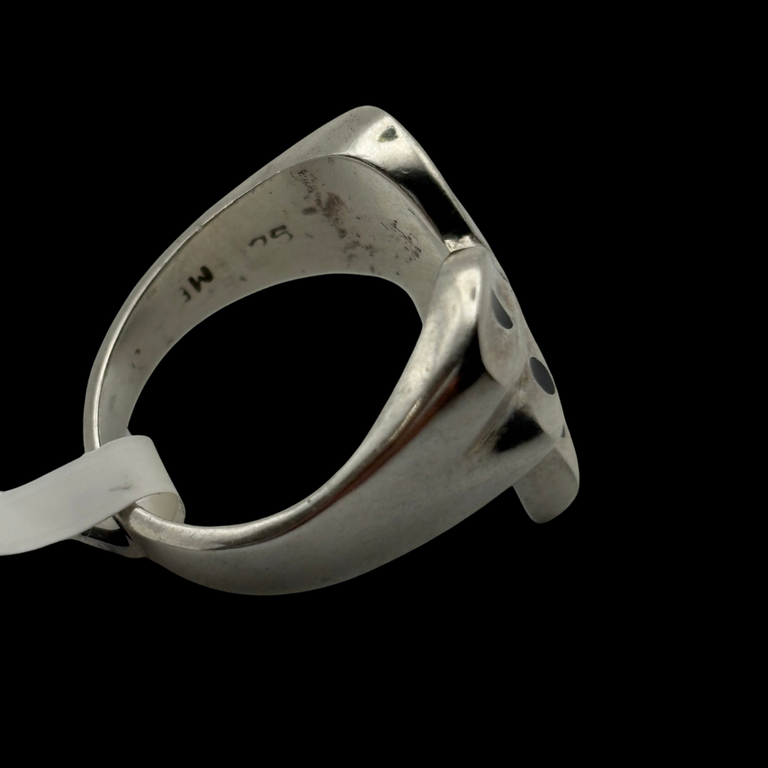 Sterling Butterfly Enamel Ring