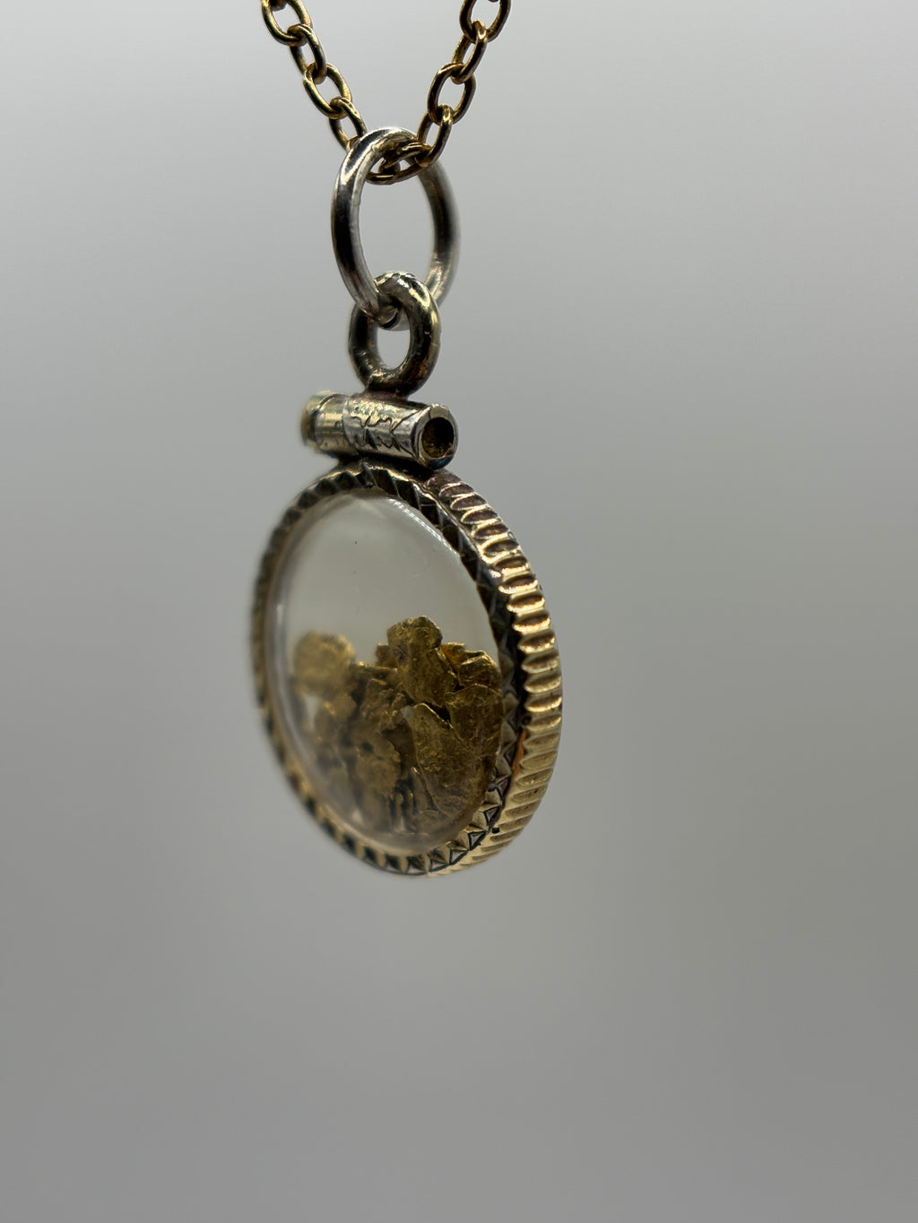 Collier Shaker en Or Laminé 22 carats Rare