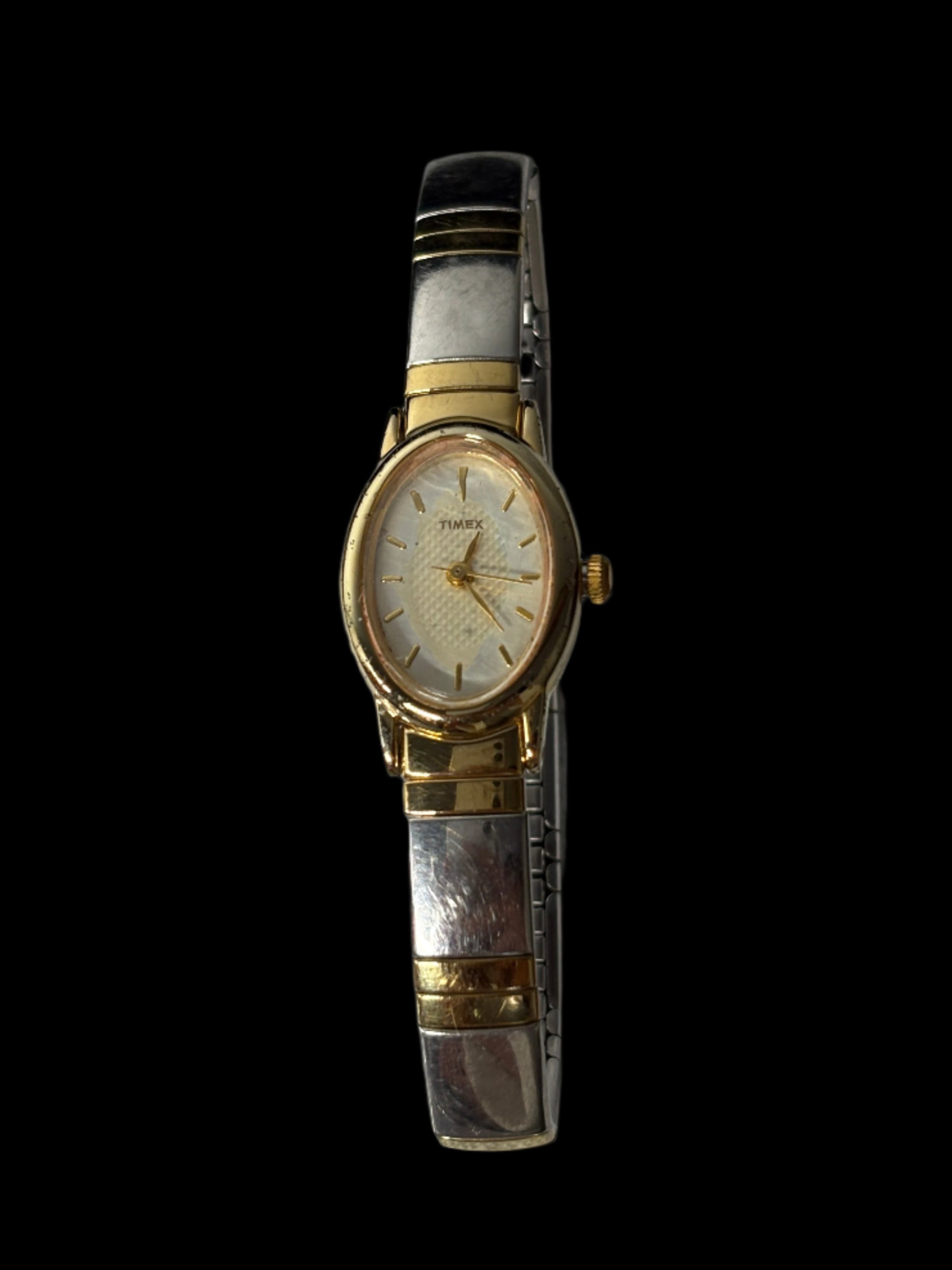 Two-tone Timex Analog Watch