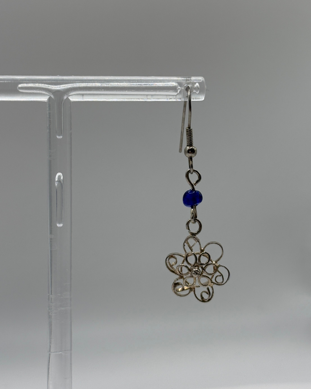 Sterling Filigree Floral Earrings