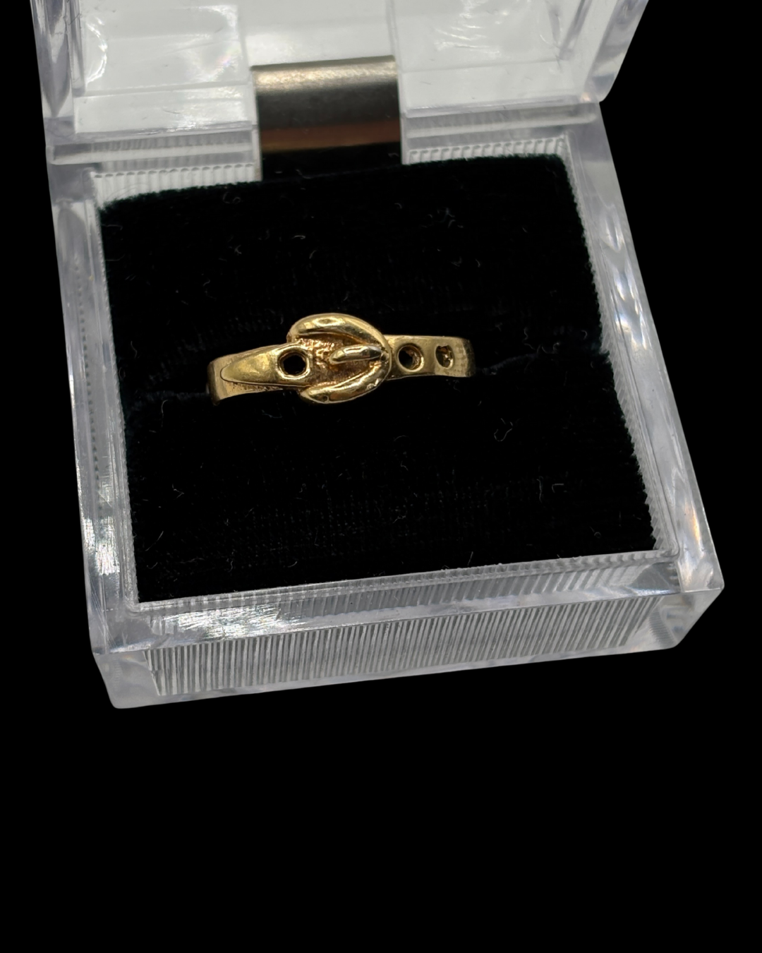 Vintage Belt Buckle Ring