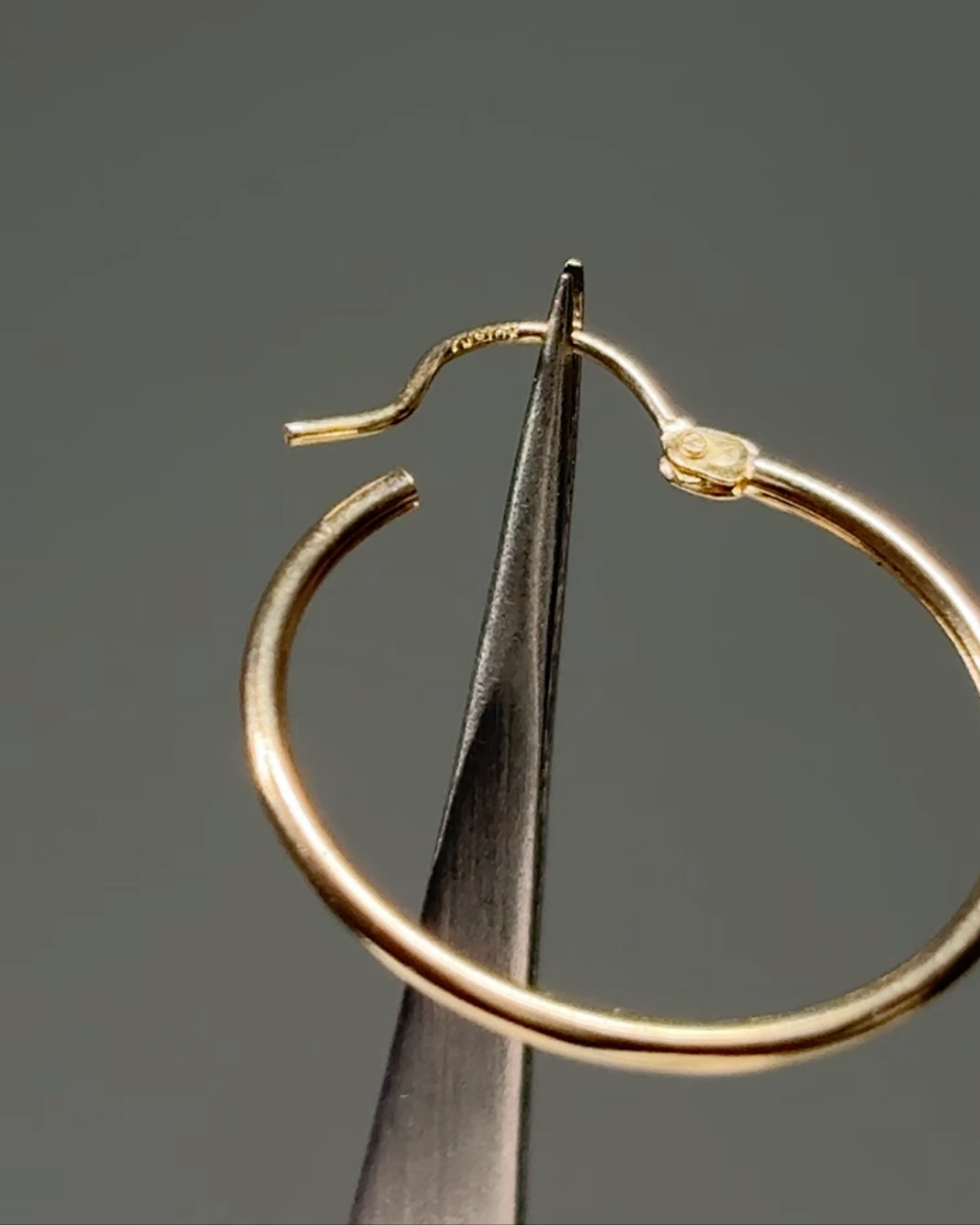 10KT 21mm Endless Closure Hoops