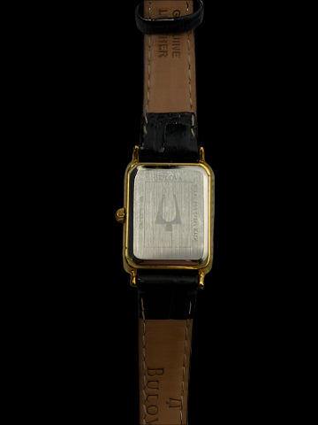 Gold Bulova Tank Watch