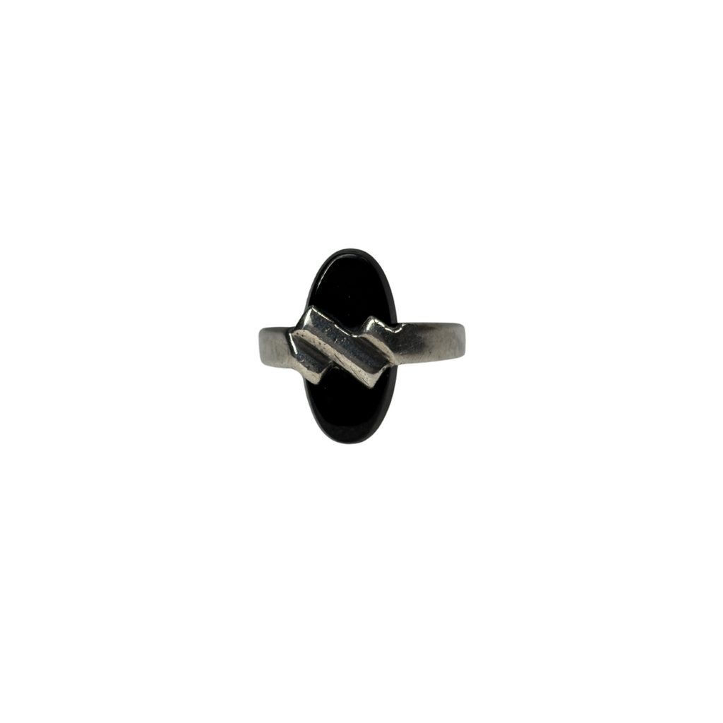 925 Oval Onyx Statement Ring