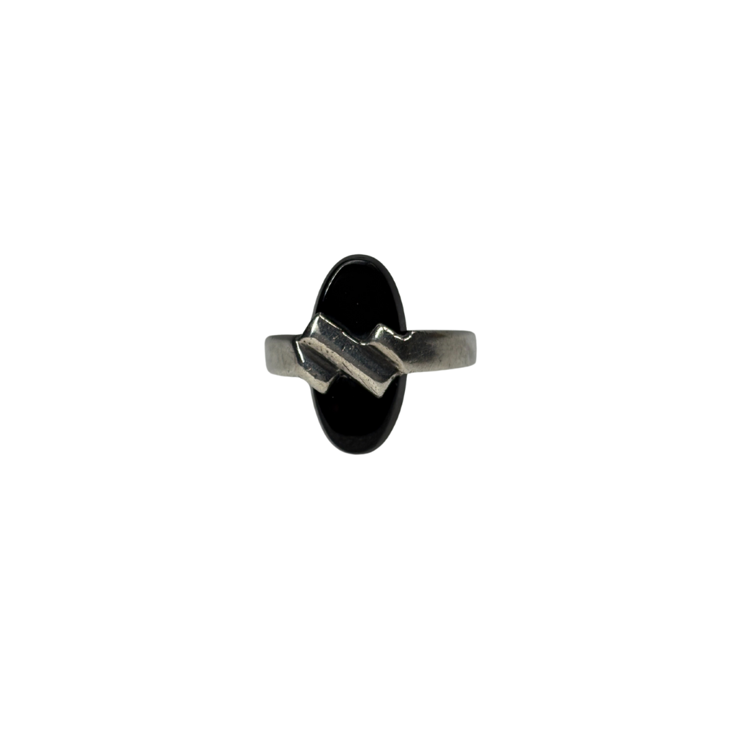 925 Oval Onyx Statement Ring