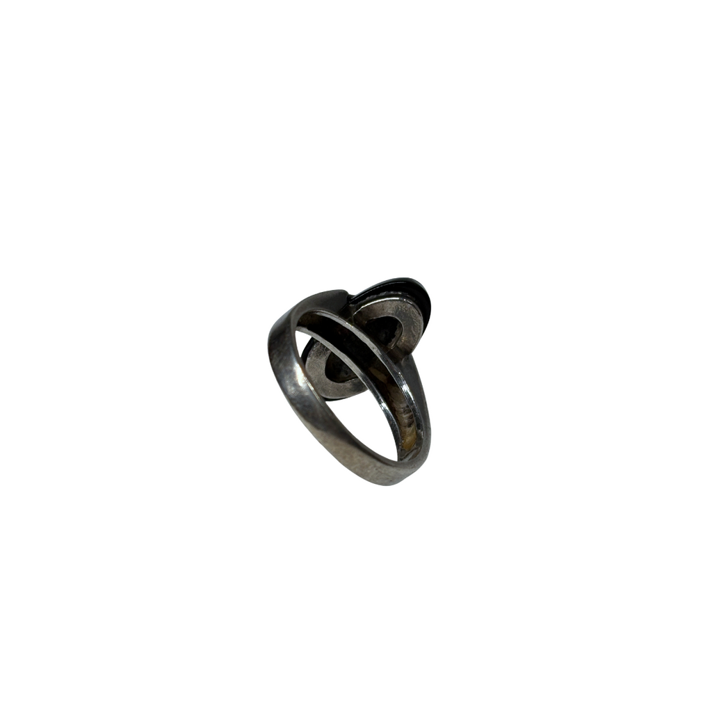 925 Oval Onyx Statement Ring