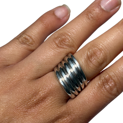 925 Links of London Asymetrical Ring