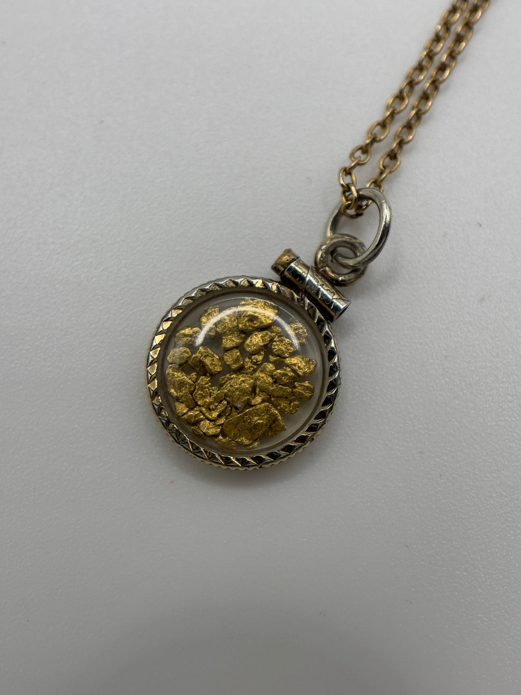 Collier Shaker en Or Laminé 22 carats Rare