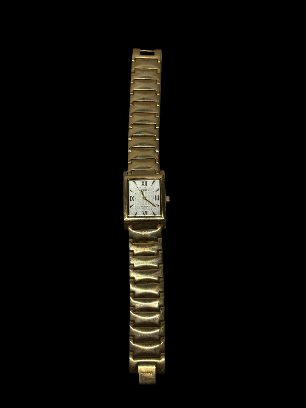 Terner Gold Tank-Uhr