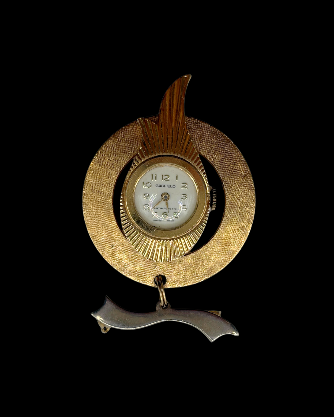 Garfield Watch Brooch