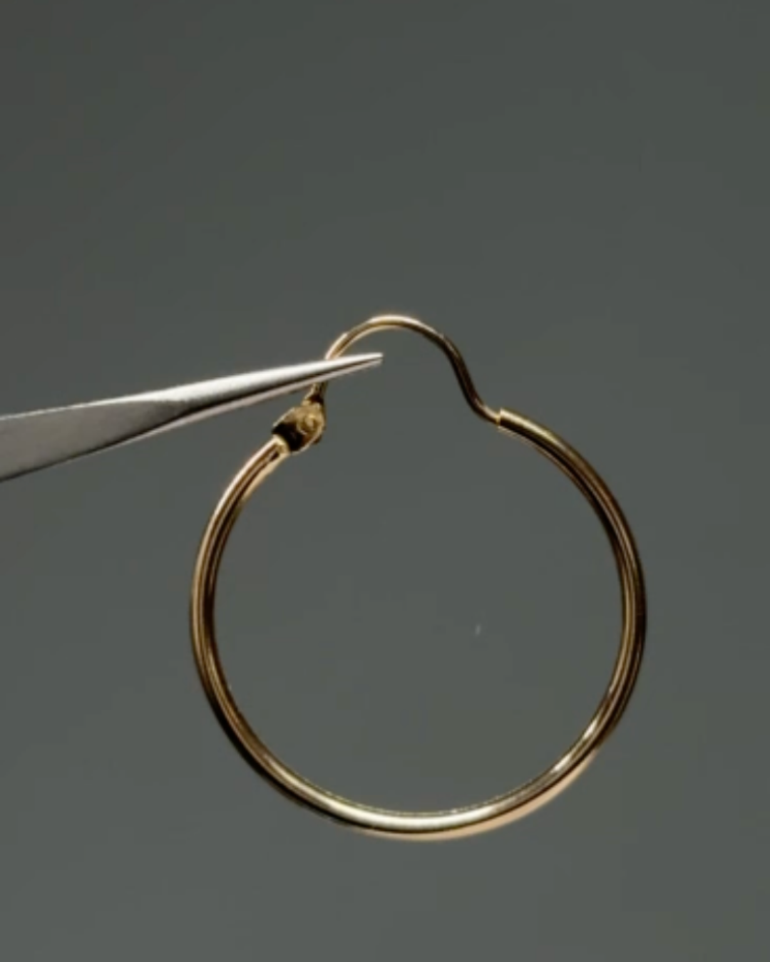 10KT 21mm Endless Closure Hoops