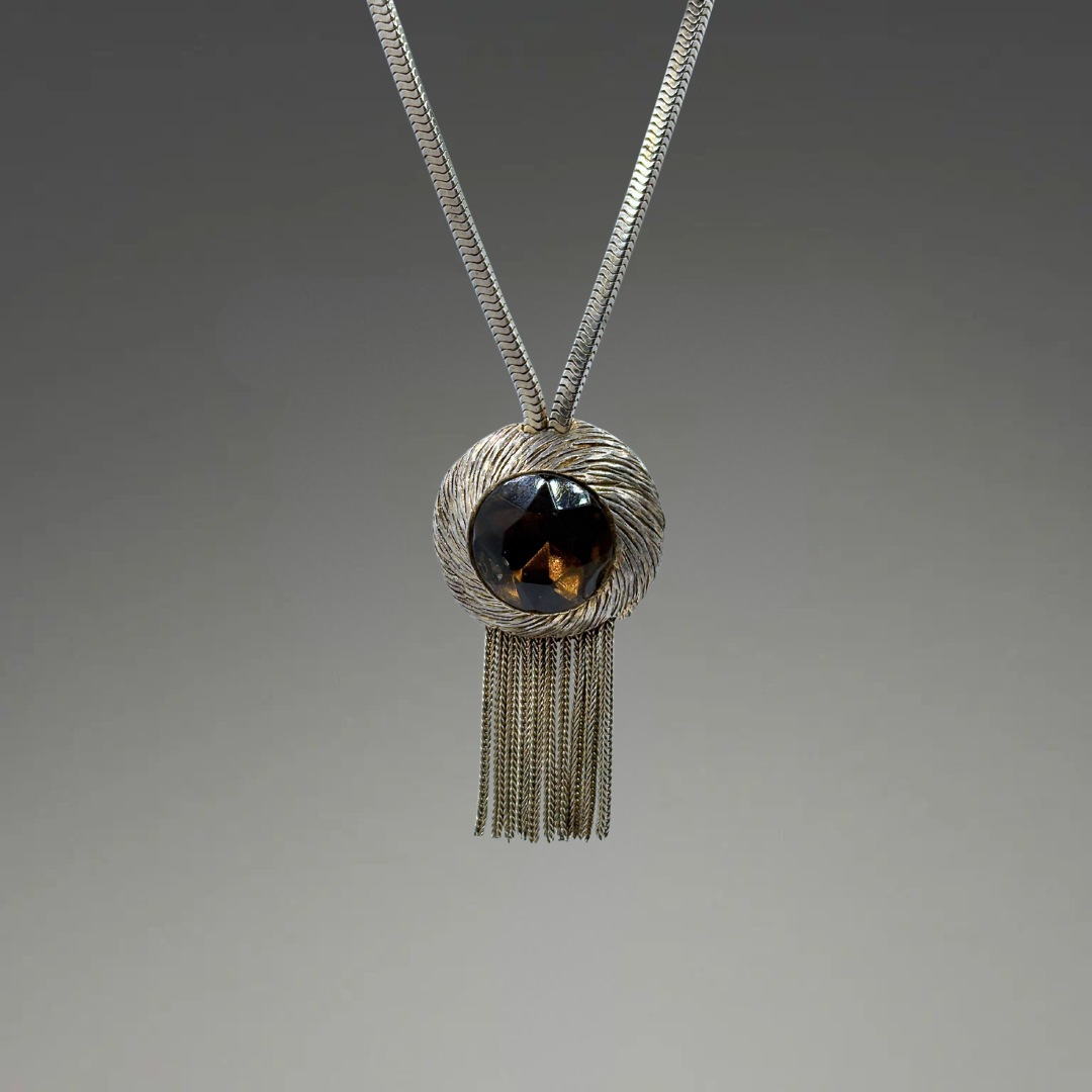 Statement Quartz Pendant Necklace