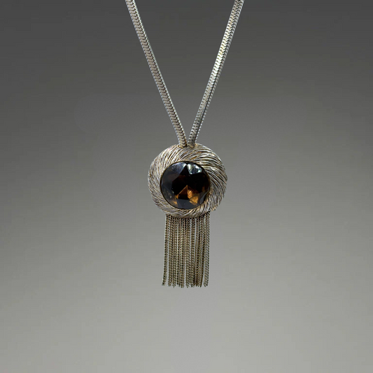 Statement Quartz Pendant Necklace