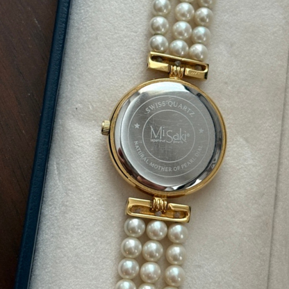 Vintage Misaki Mother of Pearl Watch