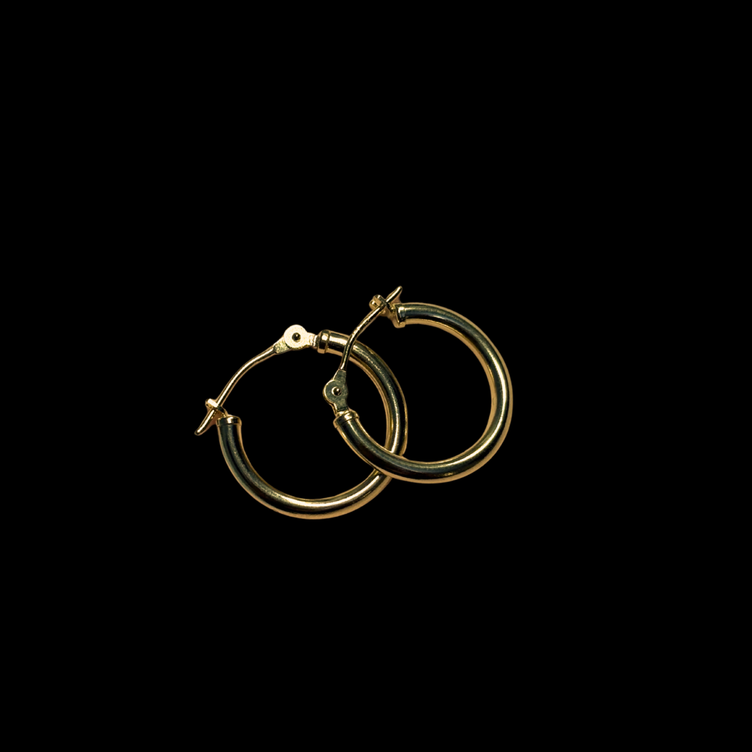 14KT Yellow Gold Hoops