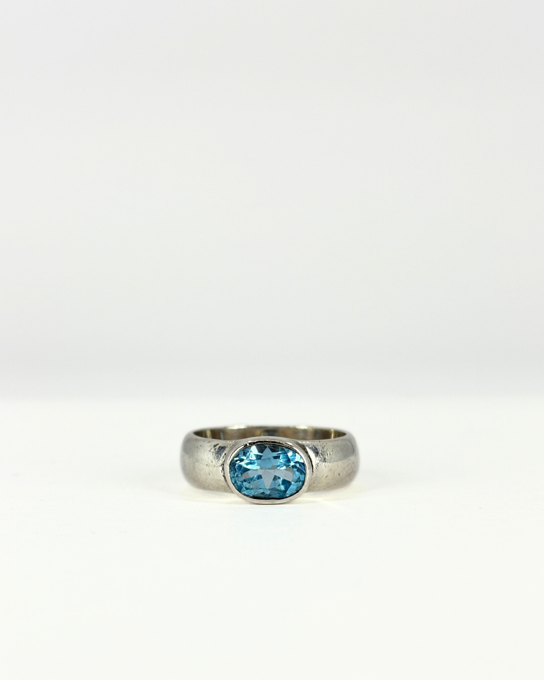 Sterling Silver Blue Topaz Ring