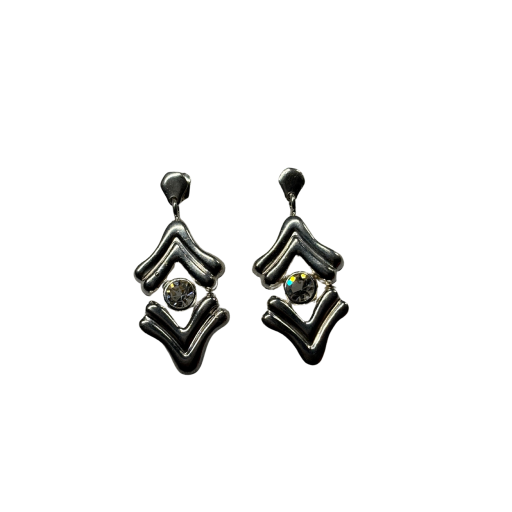 925 Cubic Zirconia Drop Earrings