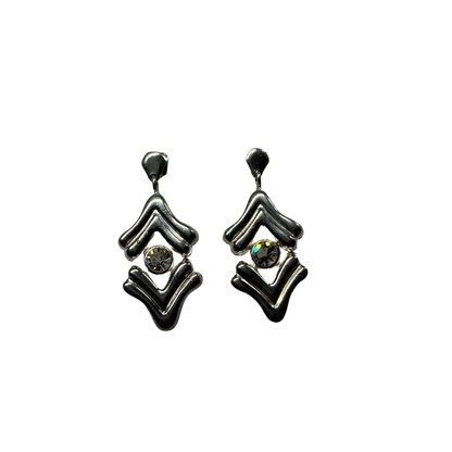 925 Cubic Zirconia Drop Earrings