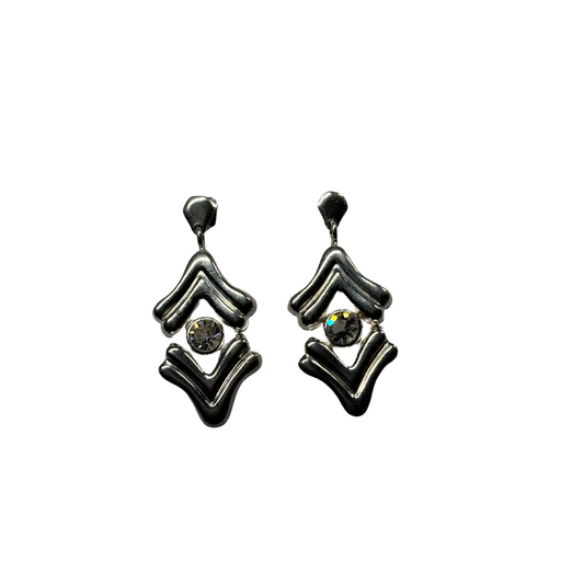 925 Cubic Zirconia Drop Earrings