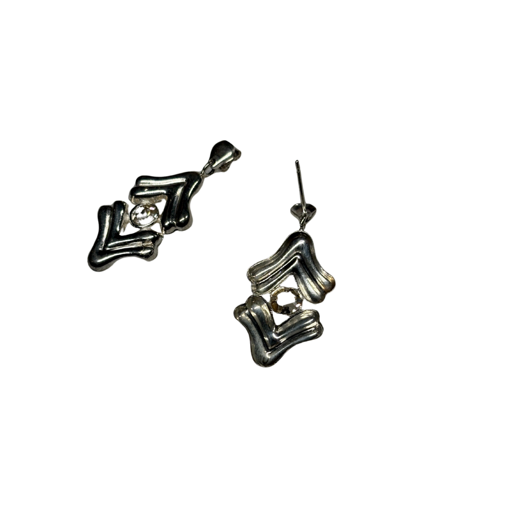 925 Cubic Zirconia Drop Earrings