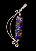 925 Glass Spinner Pendant