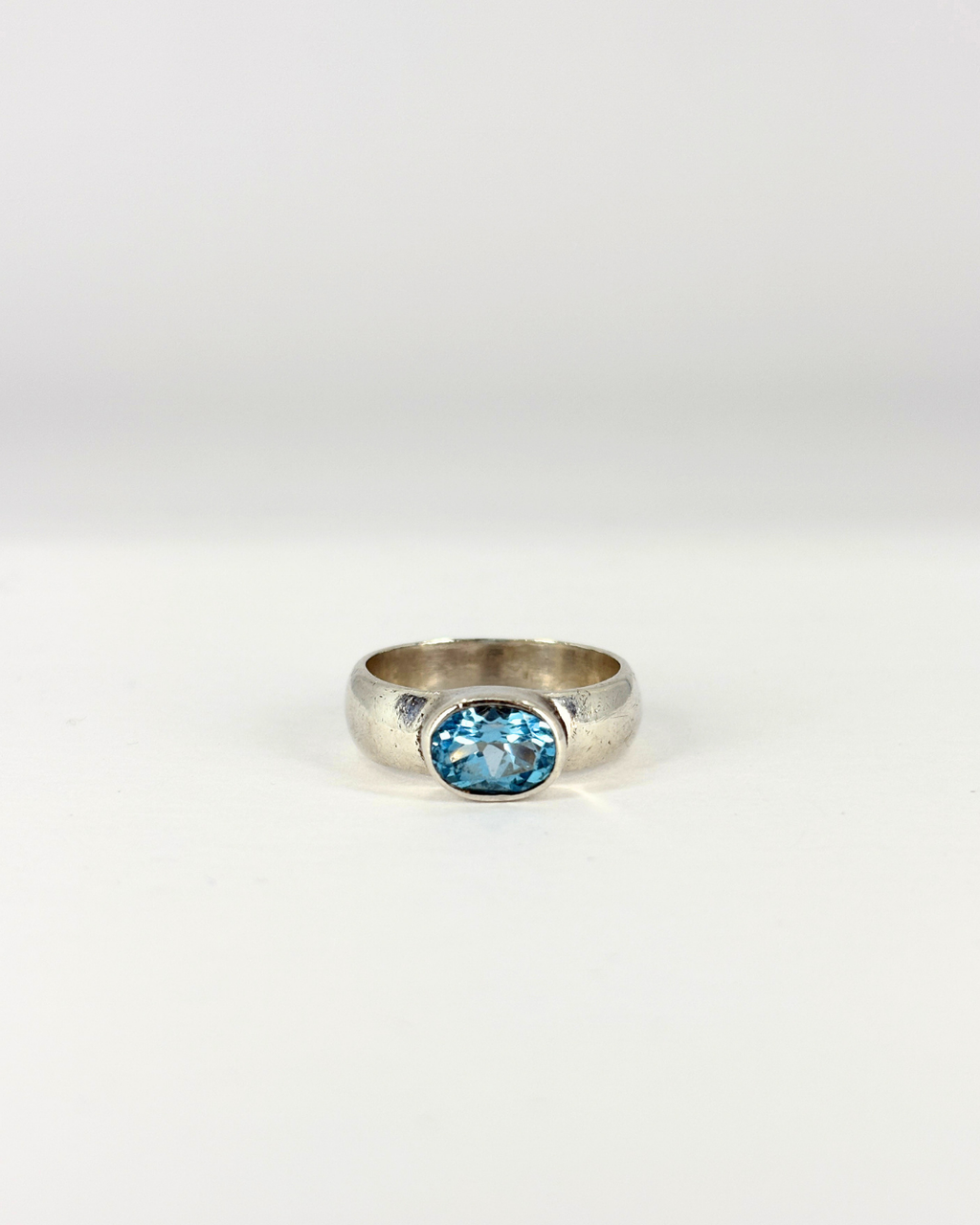 Sterling Silver Blue Topaz Ring