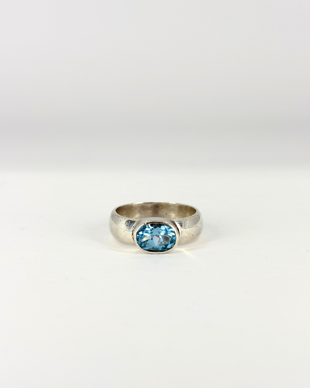 Sterling Silver Blue Topaz Ring