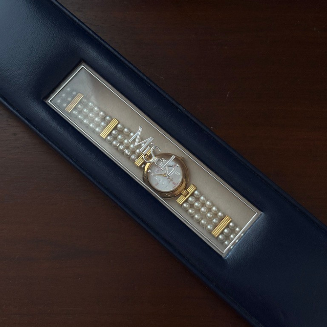 Vintage Misaki Mother of Pearl Watch
