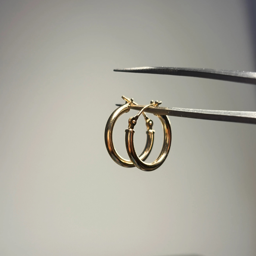 14KT Yellow Gold Hoops