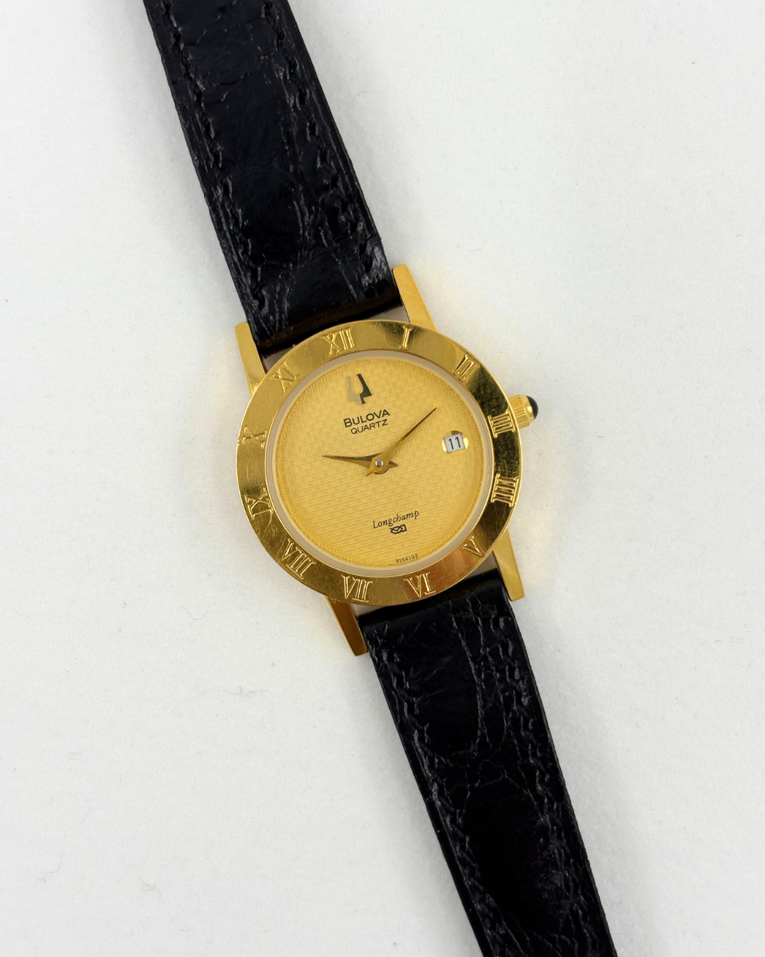 Rare Bulova Longchamp Analog Watch