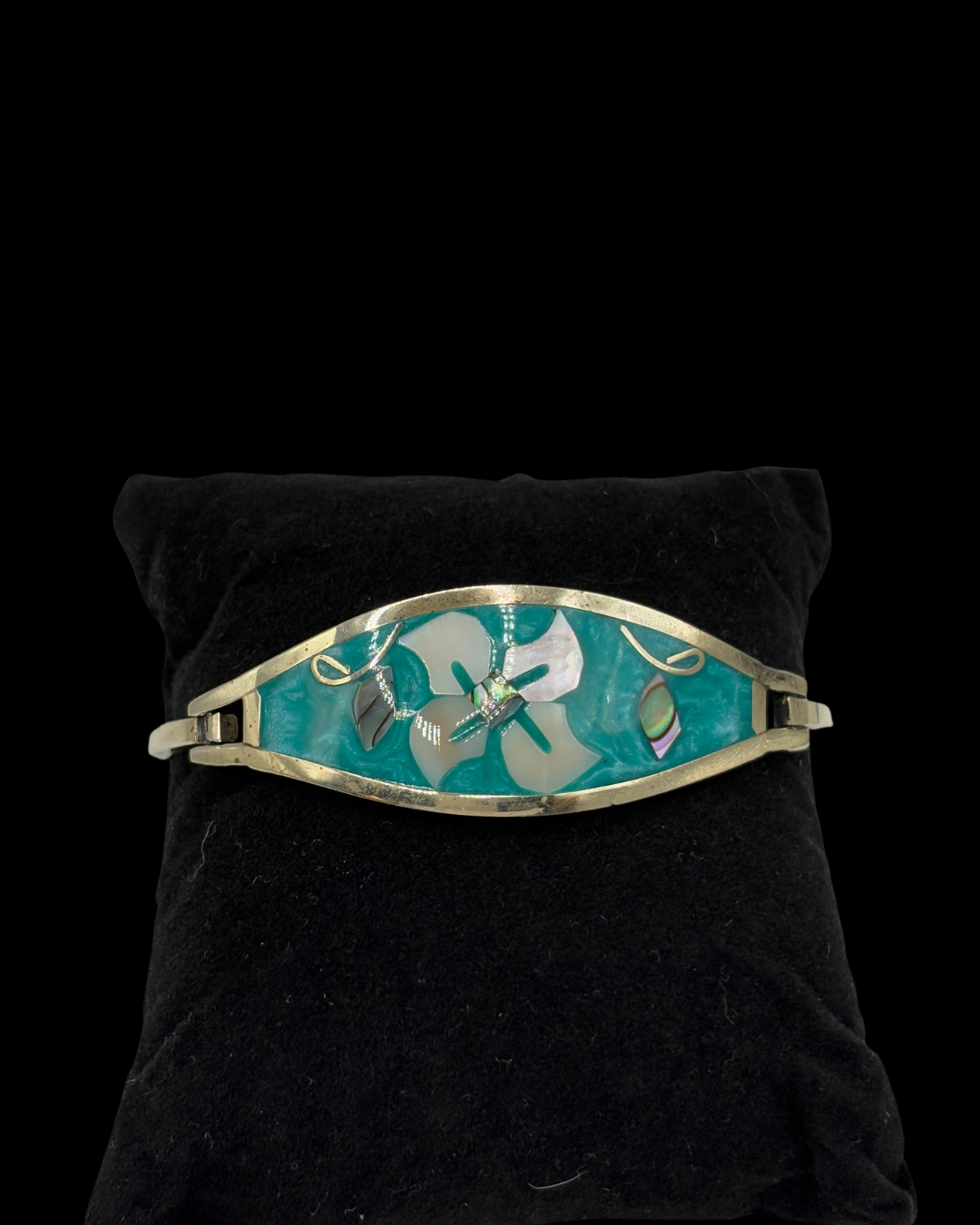 Alpaca Mexico Enamel & Abalone Shell Cuff