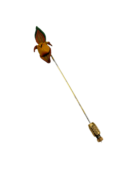 Virgin Slipper Flower Pin