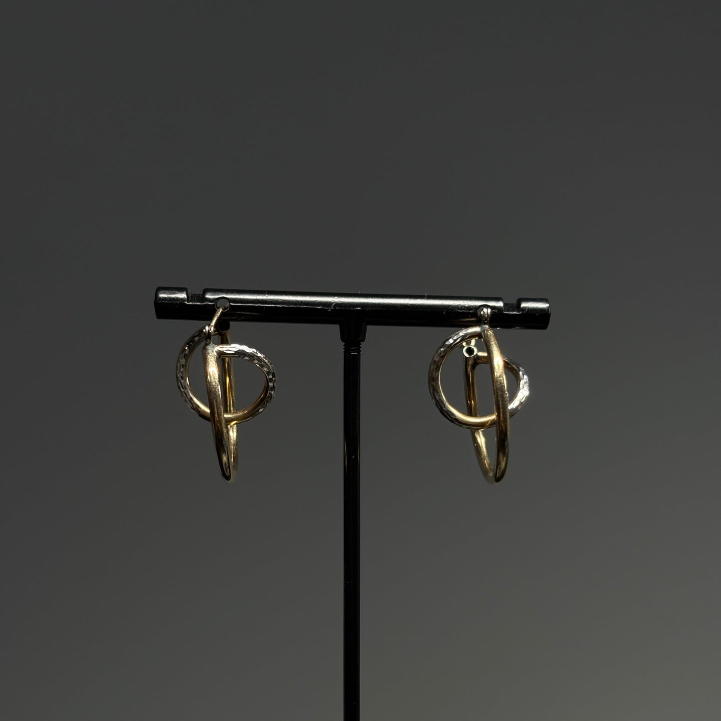 925 & Gold-filled Interlocked Hoops