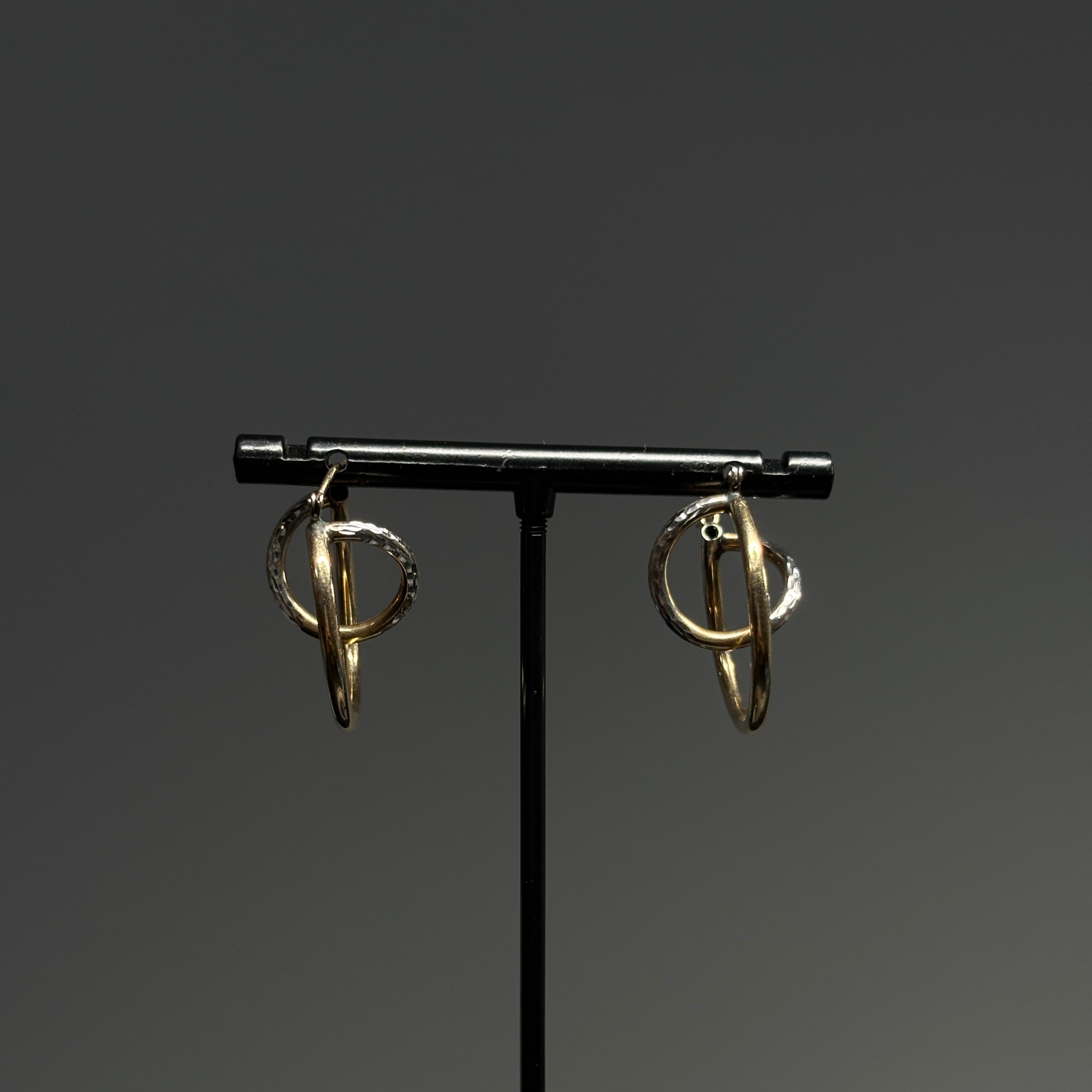 925 & Gold-filled Interlocked Hoops