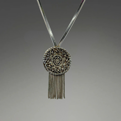 Statement Quartz Pendant Necklace