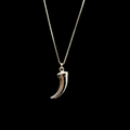 Sterling Silver Fang Necklace