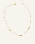 14KT Gold Filled Seed Pearl Star Choker