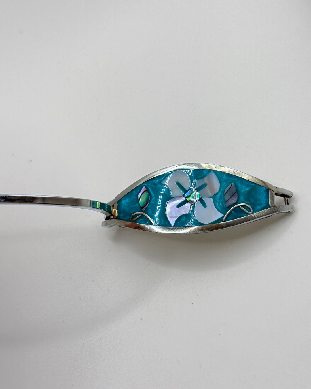 Alpaca Mexico Enamel & Abalone Shell Cuff