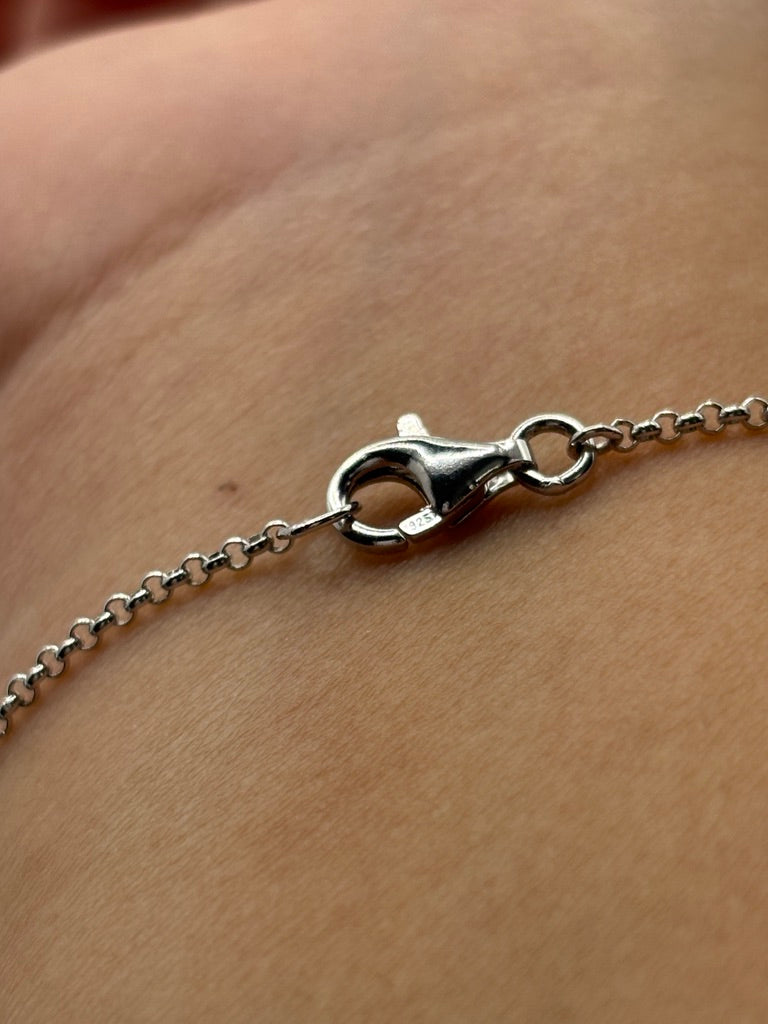 Sterling Moissanite Half Eternity Bracelet