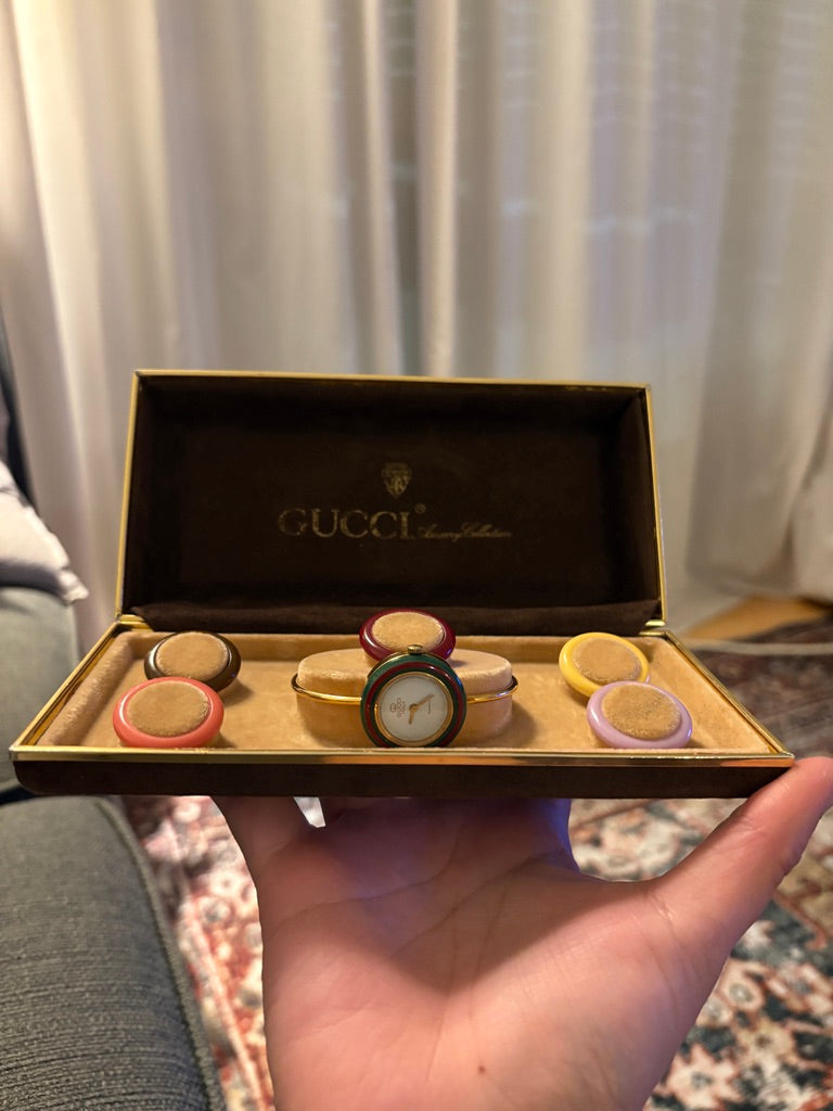 Rare 80's Gucci Bezel Watch (Early Model)