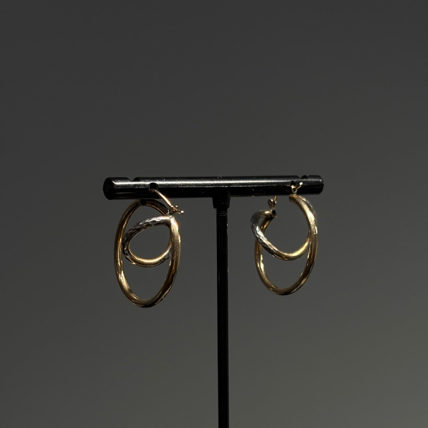 925 & Gold-filled Interlocked Hoops