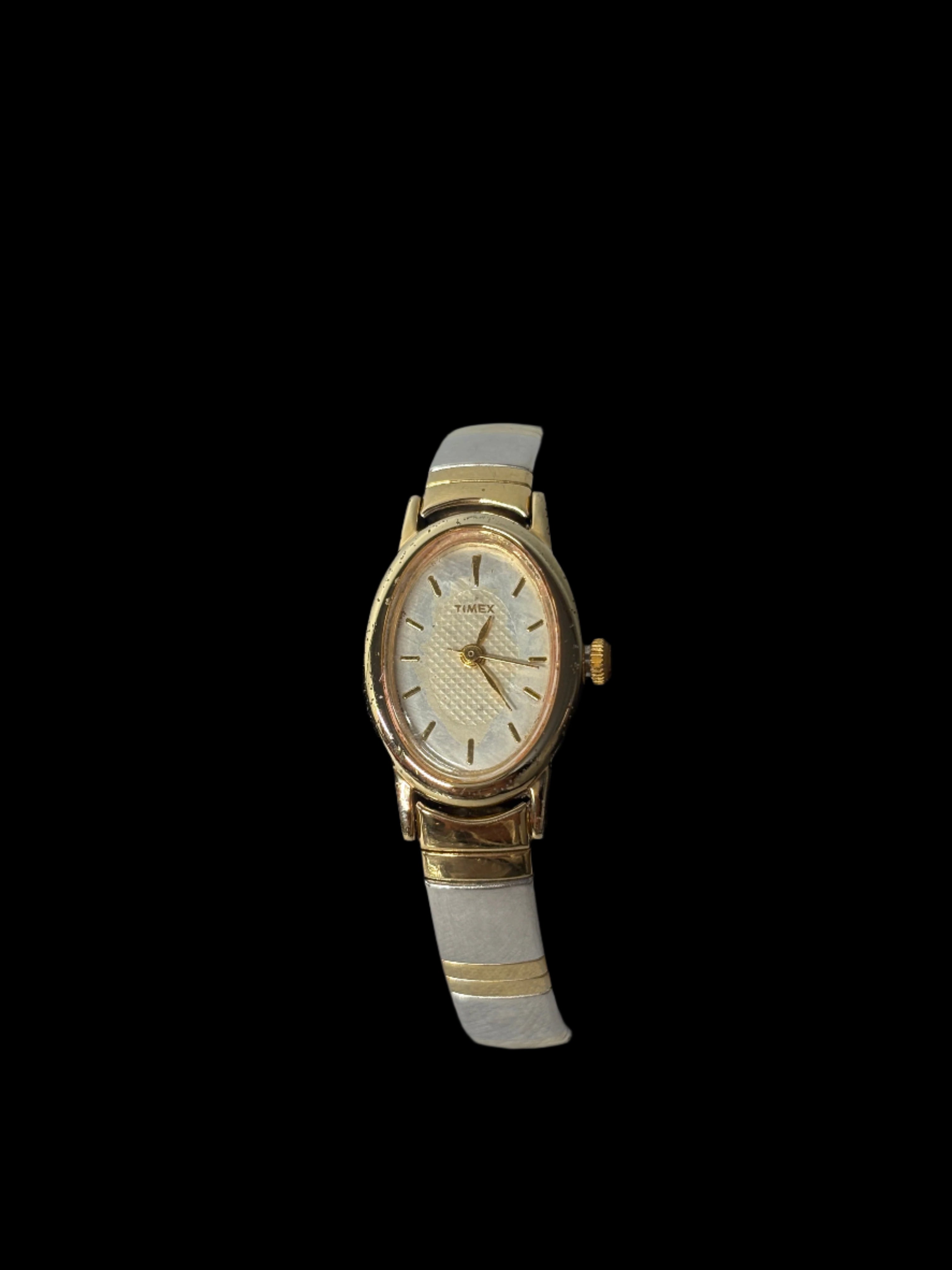 Two-tone Timex Analog Watch