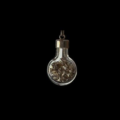 Sterling Glass Shaker Pendant